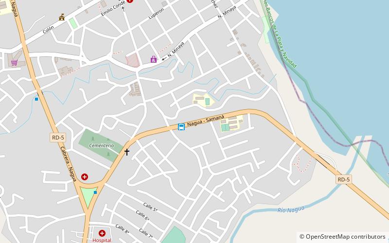 Nagua location map