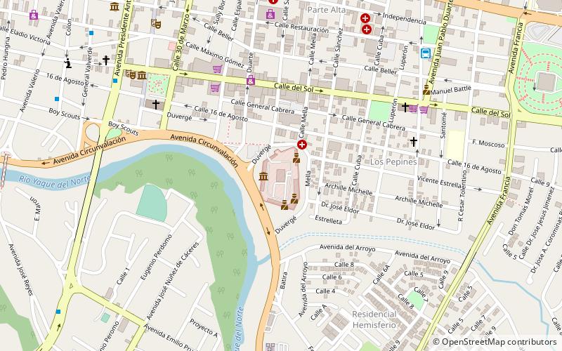 Fortaleza San Luis location map