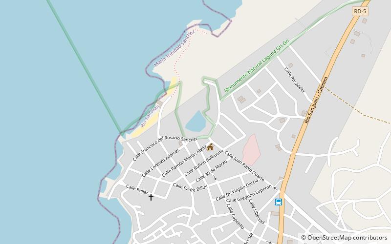 Laguna Gri-Gri location map