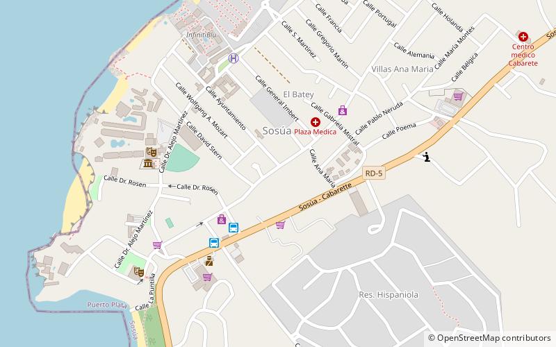 plaza marina sosua location map