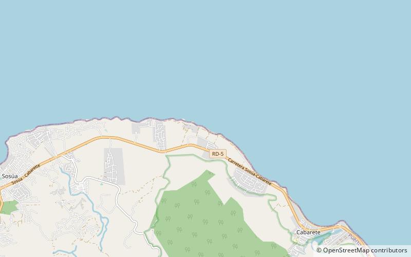 Encuentro Beach location map
