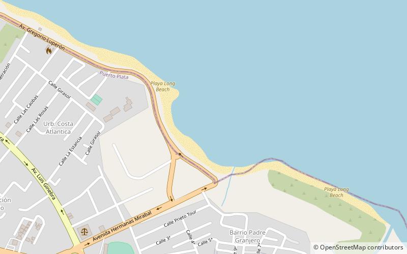 playa long beach puerto plata location map