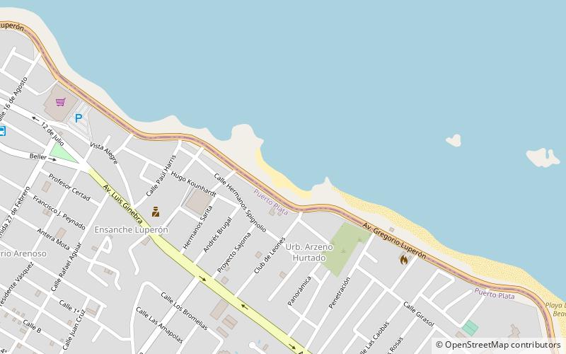 playa longbichito puerto plata location map