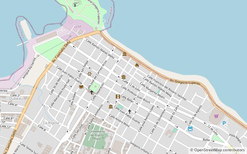 galeria de ambar puerto plata location map