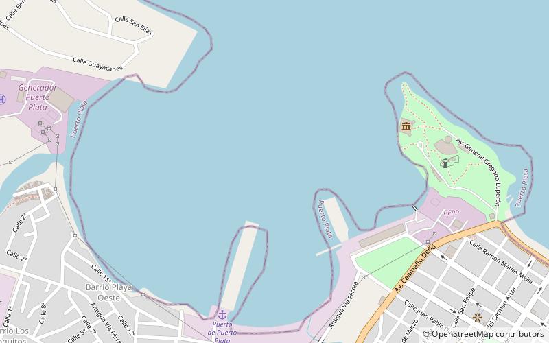 port of puerto plata location map
