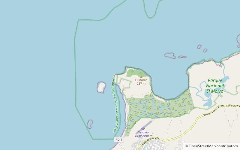 Playa El Morro location map