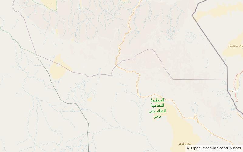 jebel azao tasili wan ahdzar location map