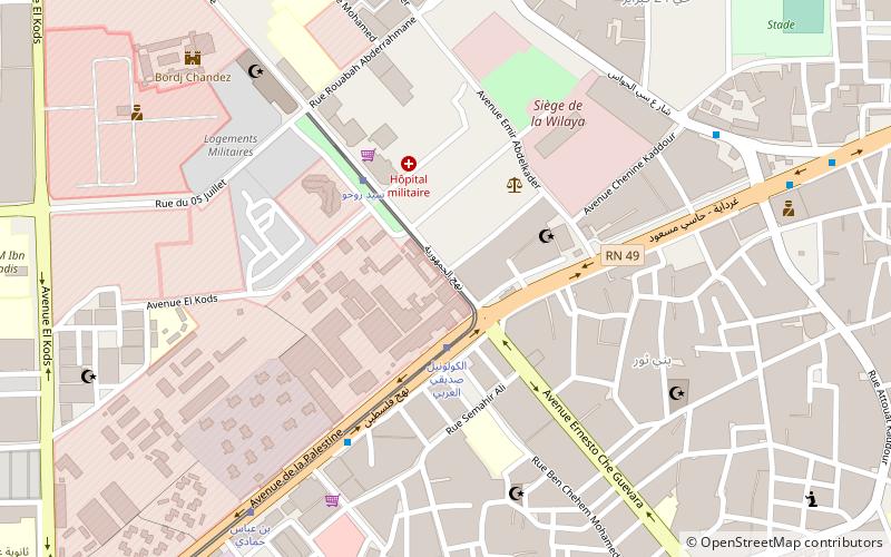 Ouargla District location map