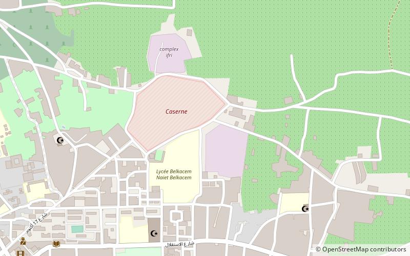 University of Ouargla location map