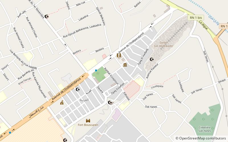 Laghouat District location map