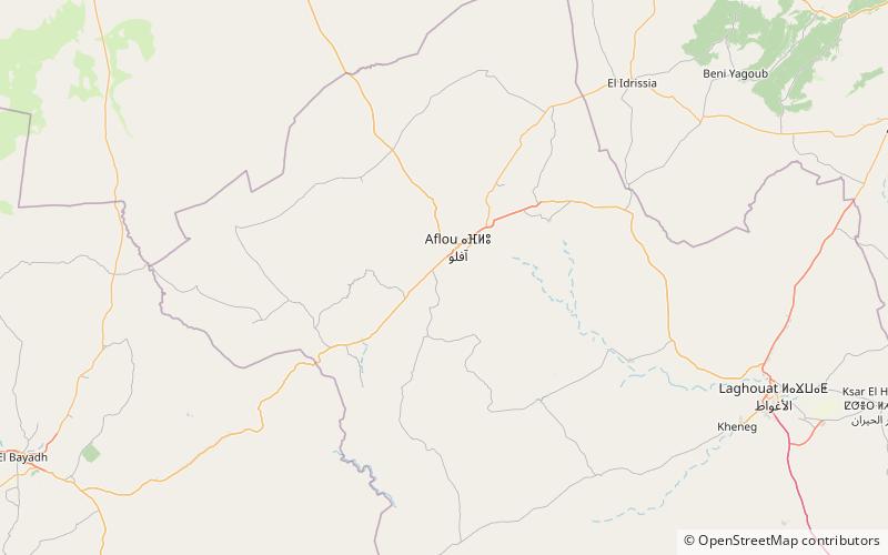 Djebel Amour location map