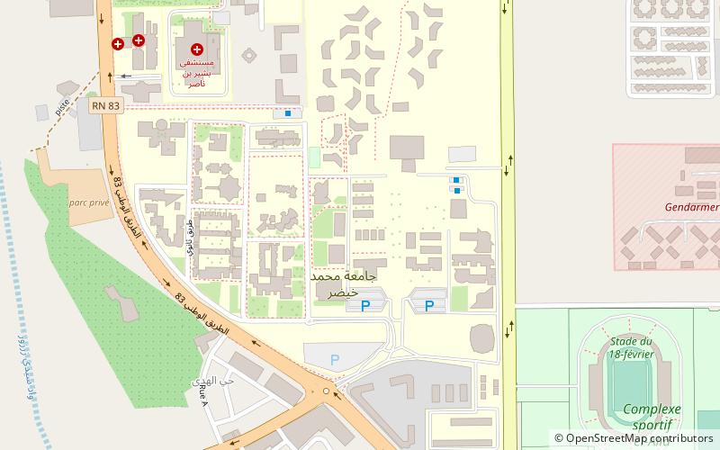 university of biskra location map
