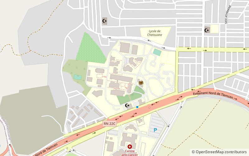 Universidad de Tlemcen location map