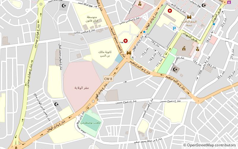 Theveste location map