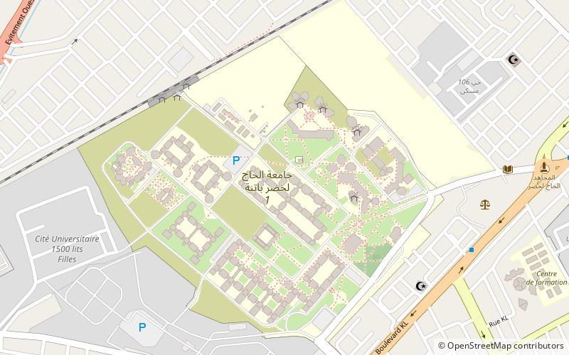 Université Batna 1 location map