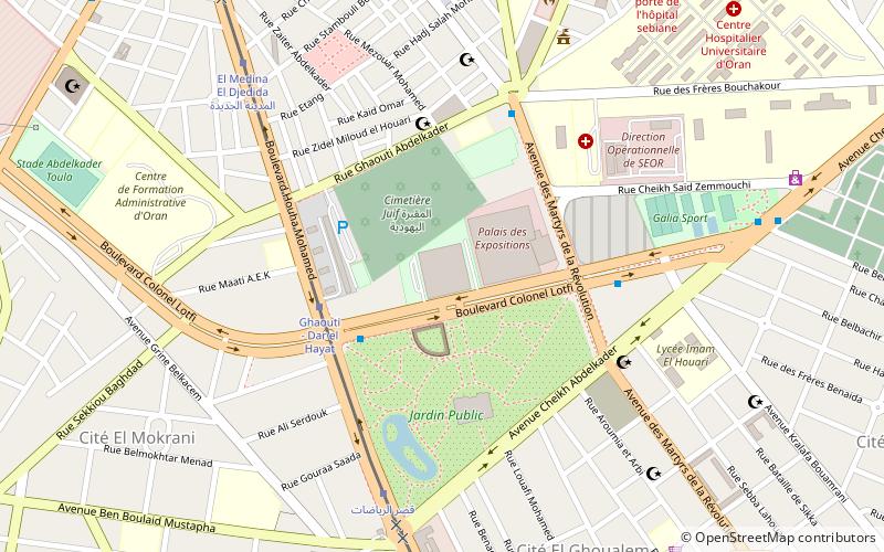 Palacio de Deportes Hamou Boutlelis location map