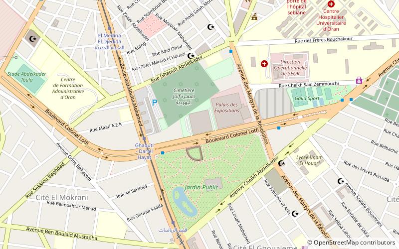 Palais des sports Hamou-Boutlélis location map