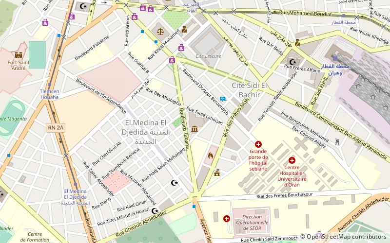 Ahmed Zabana National Museum location map