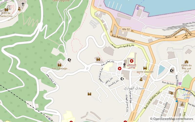 porte de santon oran location map