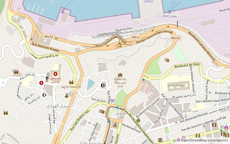 Palais du Bey location map