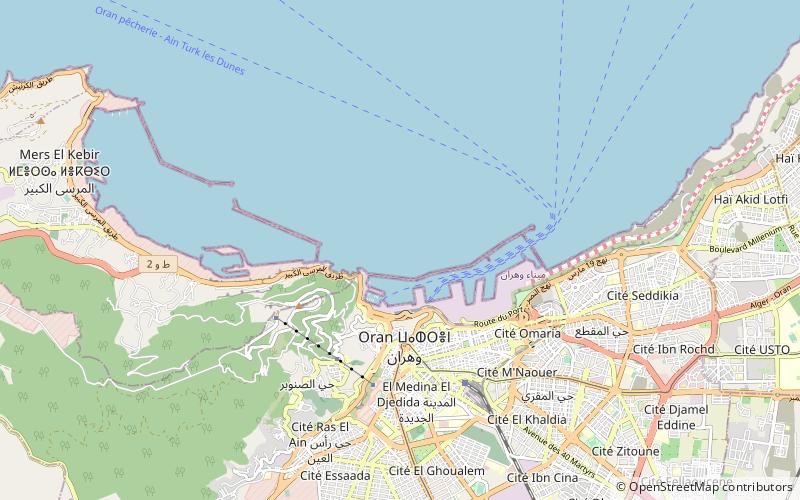 Port of Wahran location map