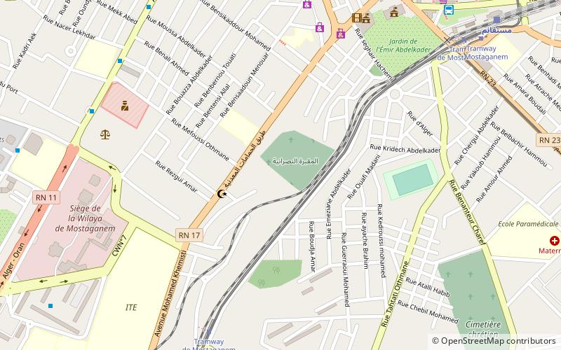 mostaganem location map
