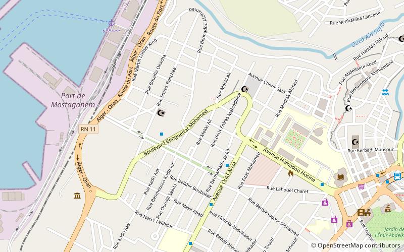 Stade Mohamed-Bensaïd location map
