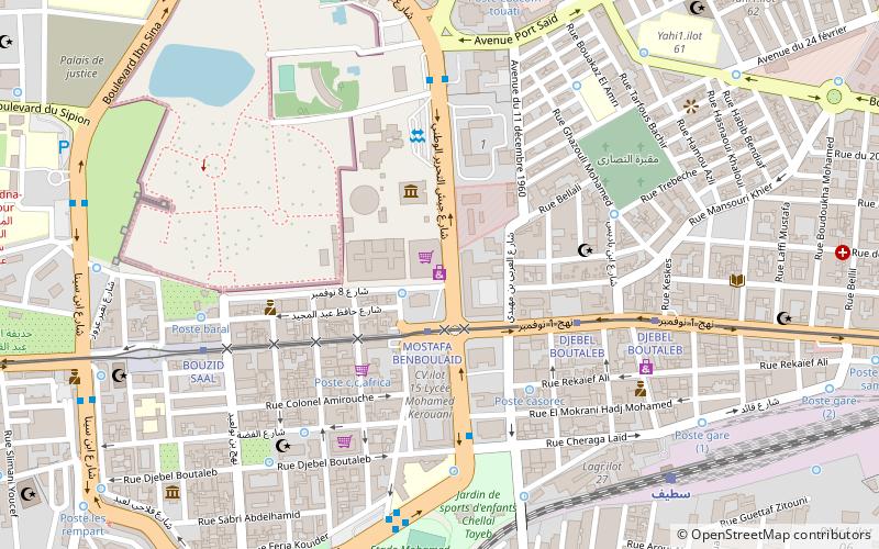park mall setif satif location map