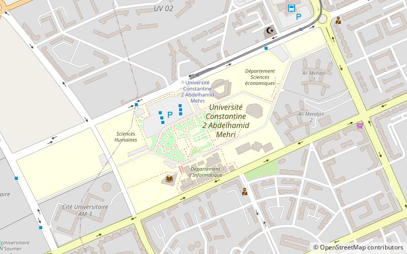 Constantine 2 University location map
