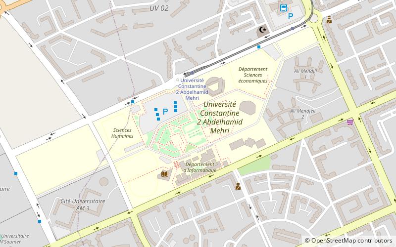 constantine 2 university location map