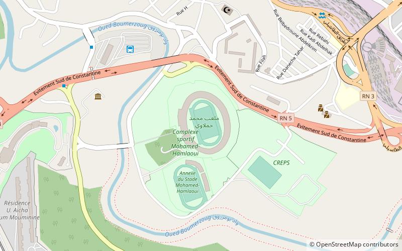 Ramadan Ben-Abdelmalek Stadium location map