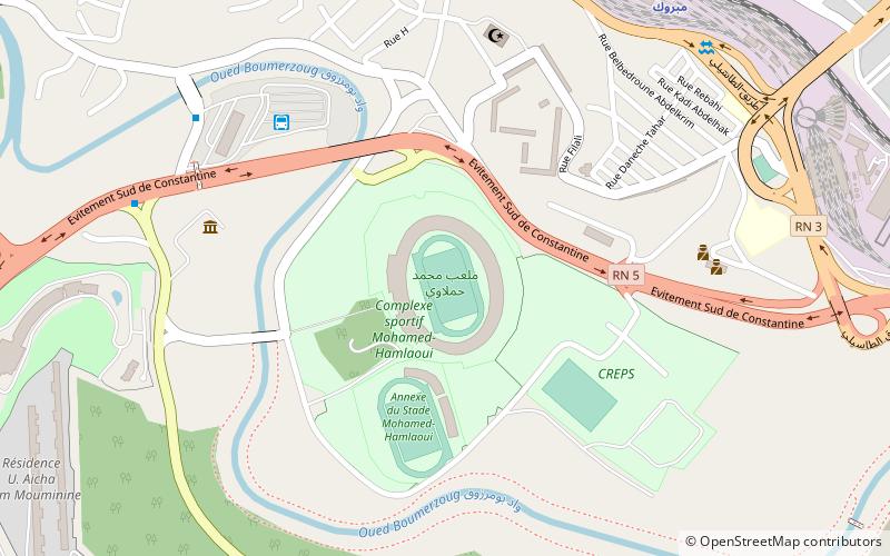 Mohamed-Hamlaoui-Stadion location map