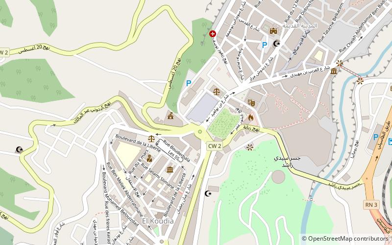 cirta constantina location map