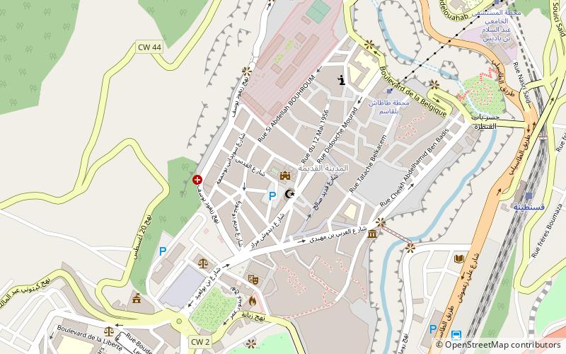 Palais Ahmed Bey location map