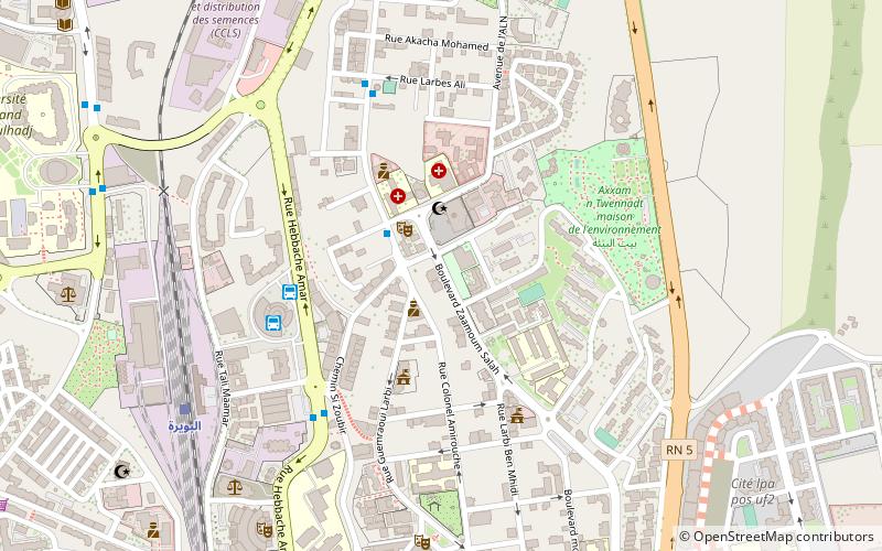 bouira district location map