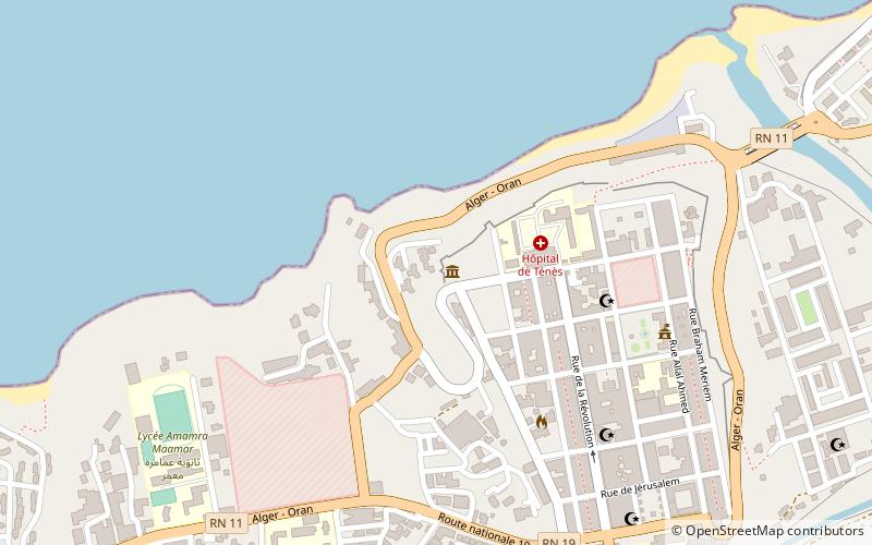 tenes district location map