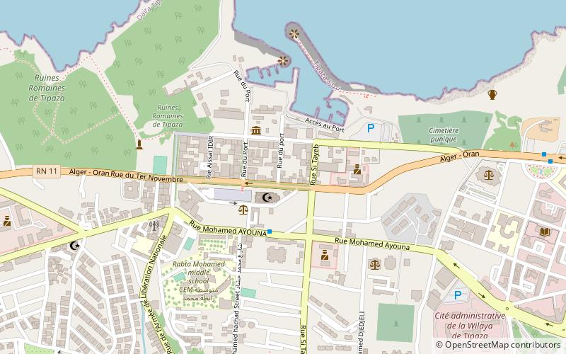 Daïra de Tipaza location map