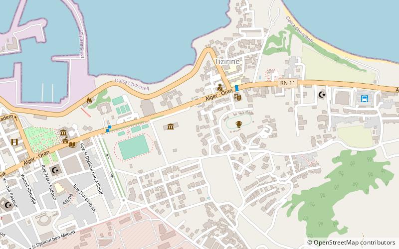 daira de cherchell location map