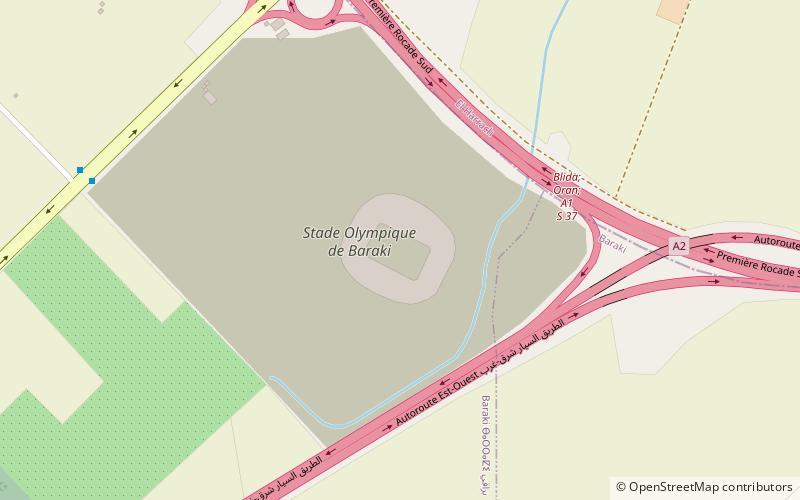 Nouveau stade de Sétif location map
