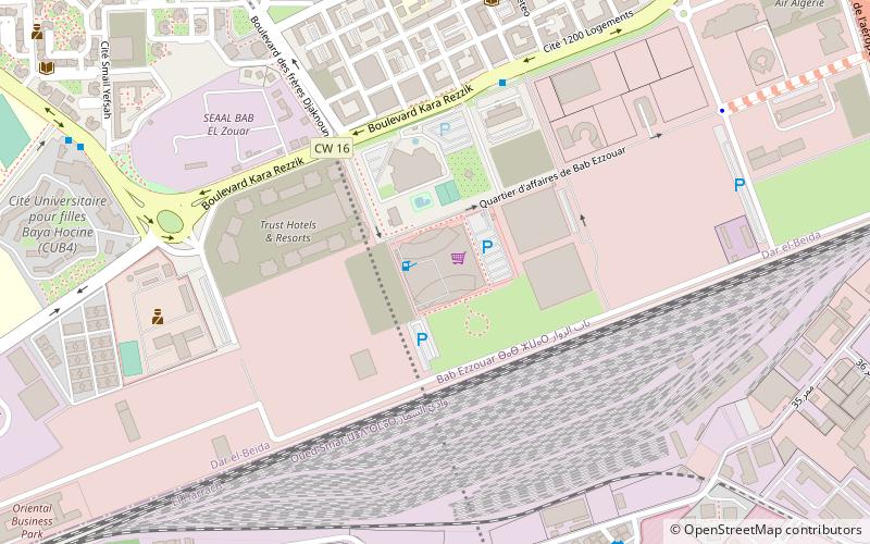 Bab Ezzouar Shopping Mall location map