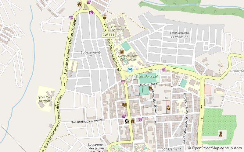 draria district algier location map