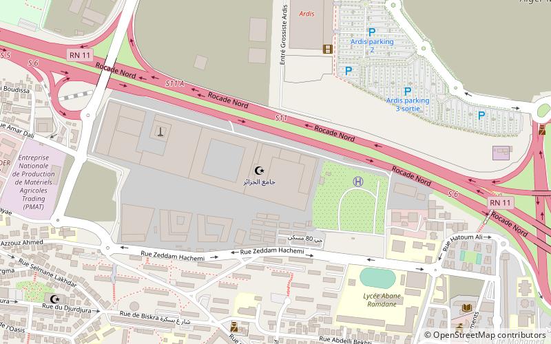 Grande Mosquée d'Alger location map