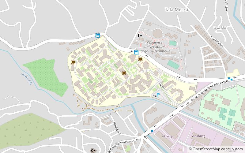 University of Bejaia location map