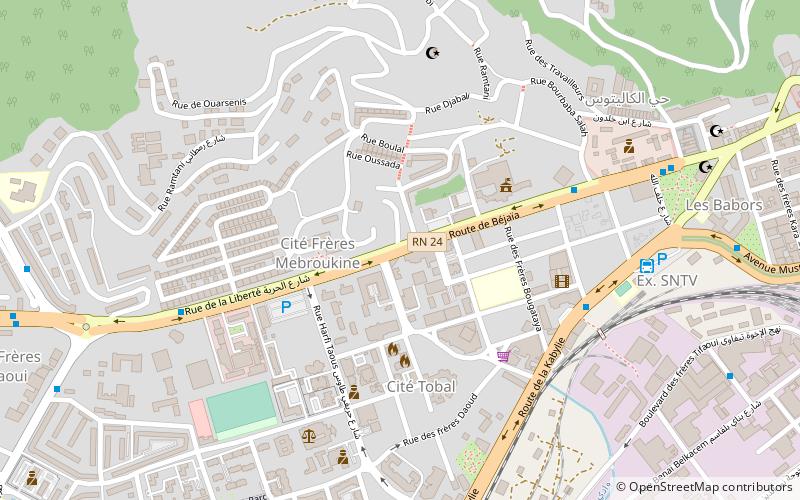 daira de bejaia location map