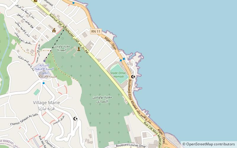 Omar Hamadi Stadium location map