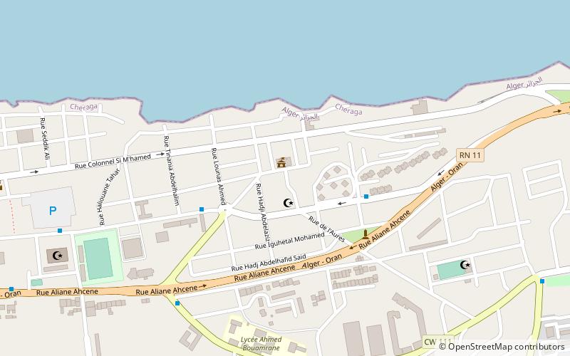 usm alger centre dentrainement et de formation algiers location map