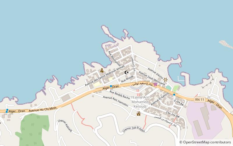 pointe pescarde algier location map