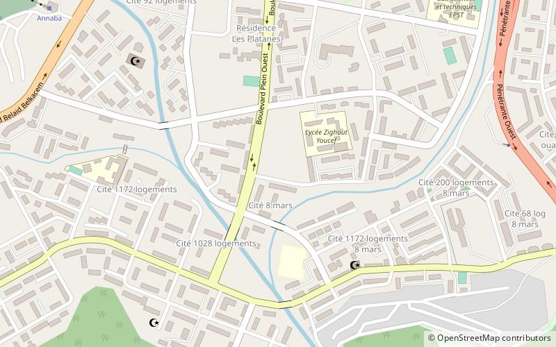 risidance el hana annaba location map