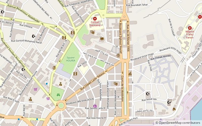 La placette location map
