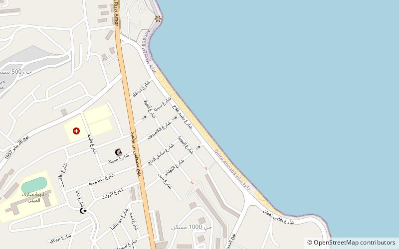 plage fellah rachid annaba location map